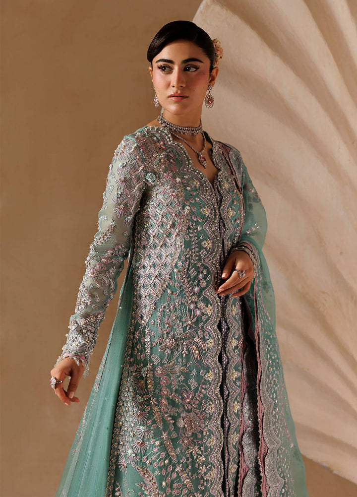 Sardinia Brides Unstitched Hand work Organza 3 Piece Suit SR26UB Juliet 1801 - Wedding Collection