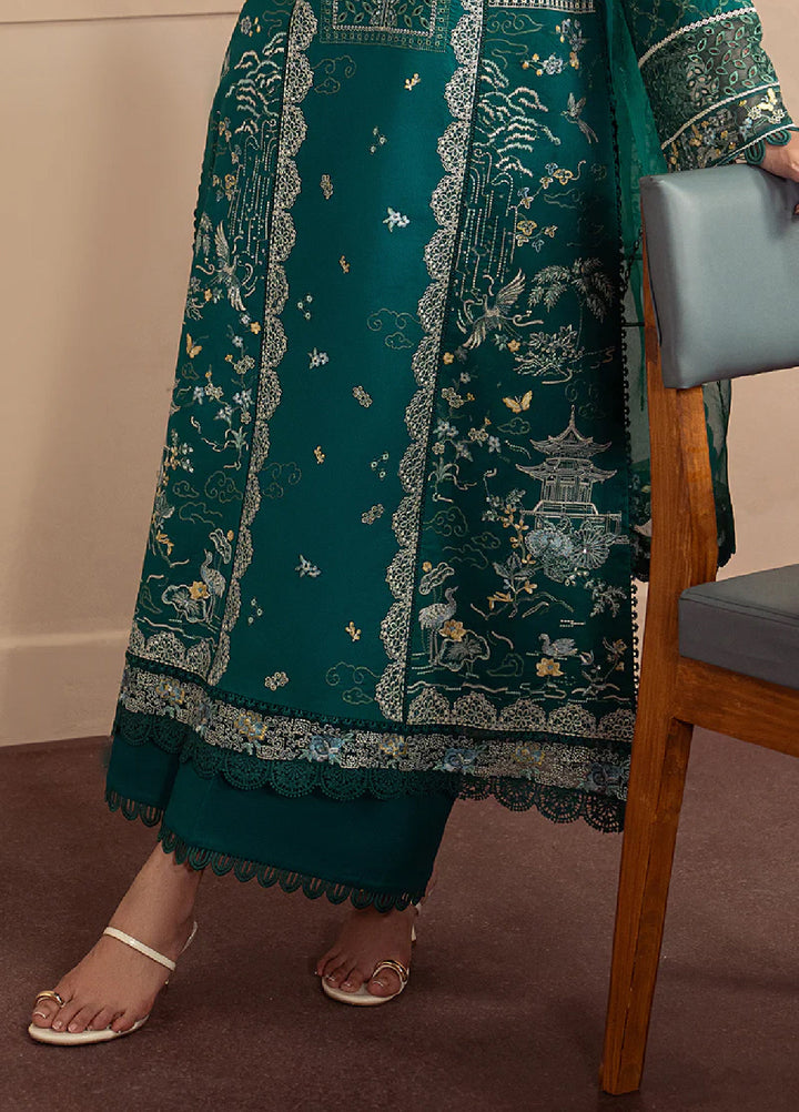 Brewed by Ayzel Unstitched Embroidered Lawn 3 Piece Suit AAF26UBL Roast ZWU-0145-3PO - Festive Collection
