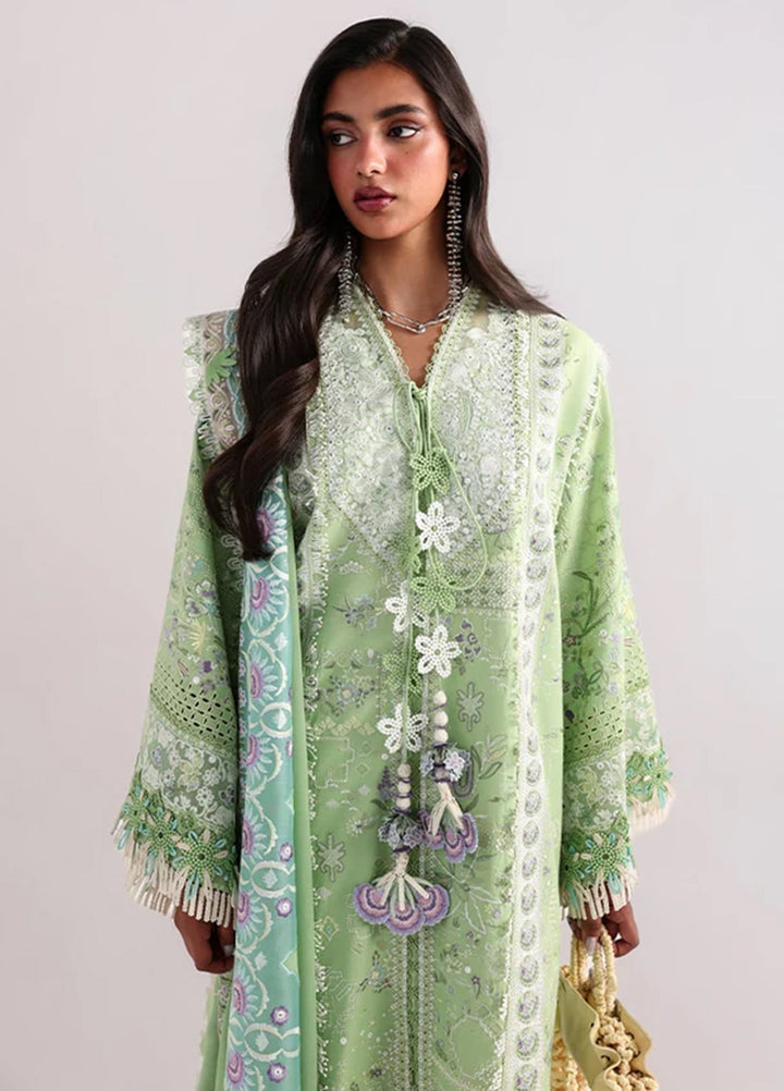 Suffuse Unstitched Embroidered Lawn 3 Piece Suit SSY26ULE Naviel - Eid Collection
