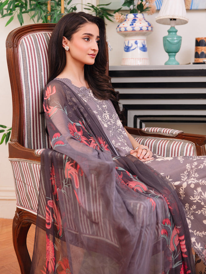 Femmora by Yards Unstitched Embroidered Lawn 3 Piece Suit Hazel Casual Collection