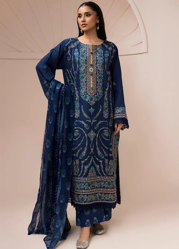 Zellbury Unstitched Embroidered Lawn 3 Piece Suit ZB26UVIII WUS26E30650 - Casual Collection