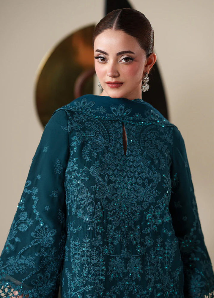 Nouvelle by Emaan Adeel Unstitched Embroidered Chiffon 3 Piece Suit EA26UNC Eira - Festive Collection