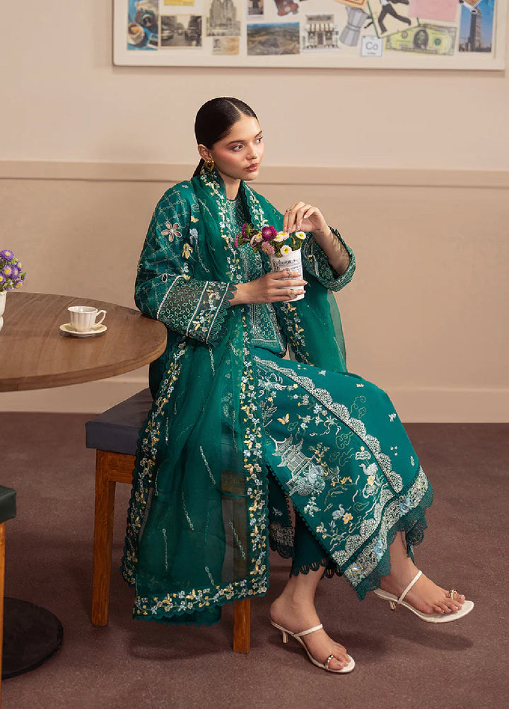 Brewed by Ayzel Unstitched Embroidered Lawn 3 Piece Suit AAF26UBL Roast ZWU-0145-3PO - Festive Collection