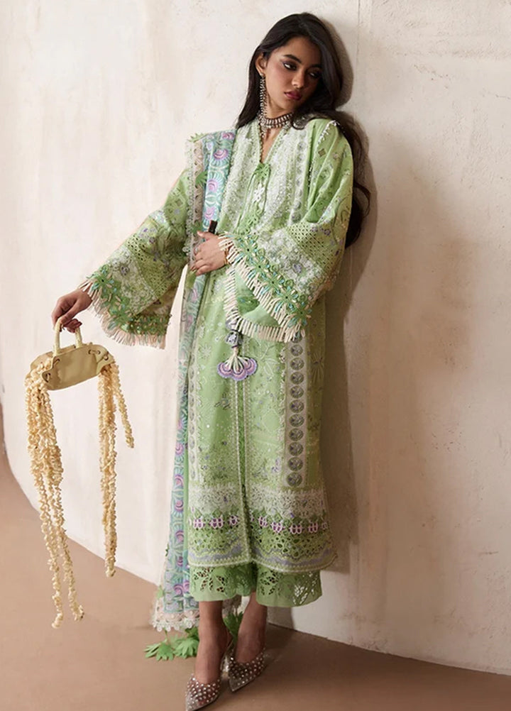 Suffuse Unstitched Embroidered Lawn 3 Piece Suit SSY26ULE Naviel - Eid Collection