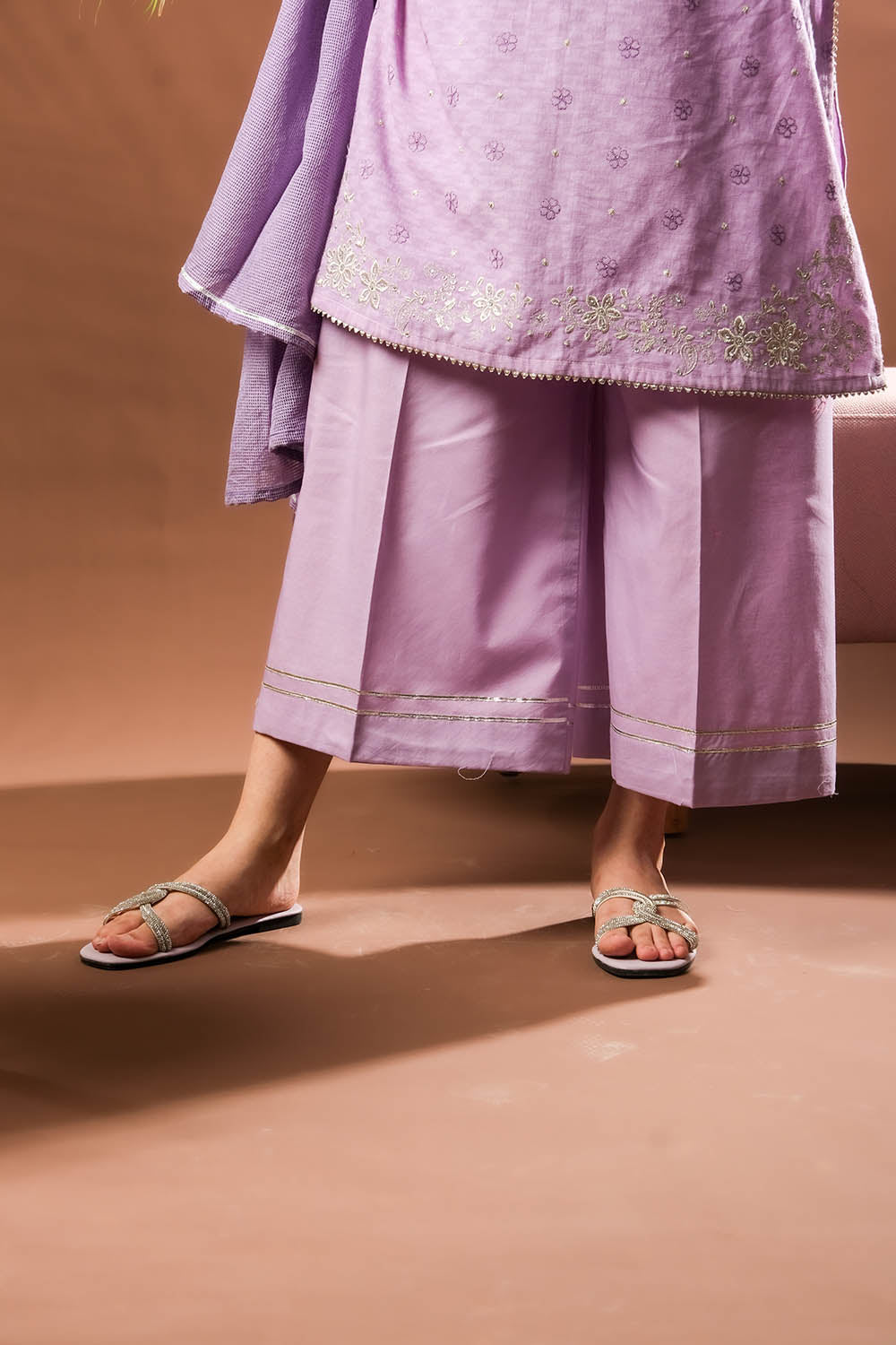 Senorita Girls RTW Embroidered Dobby Cotton 3 Piece Suit GBD-03385 Eid Collection