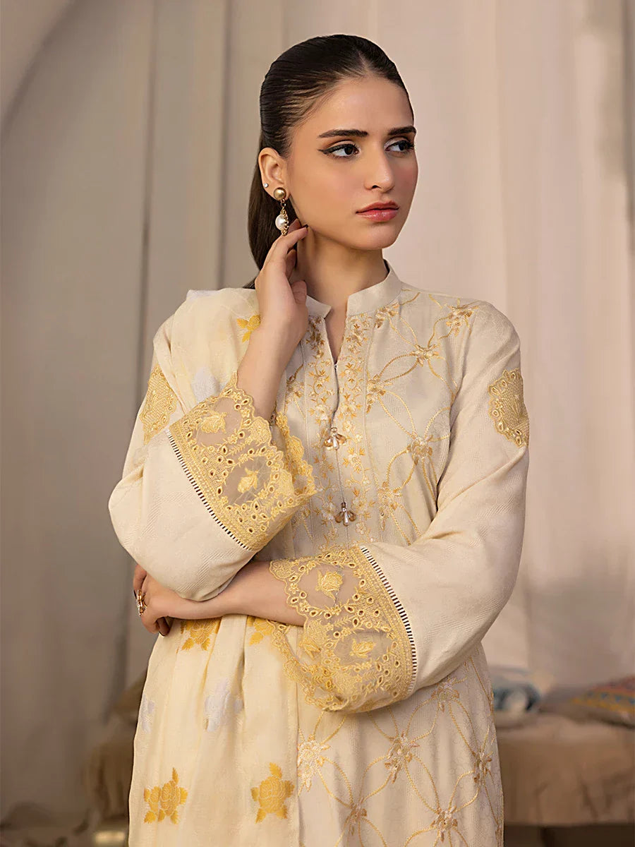 Salitex Women Embroidered Jacquard 2 Piece Suit SPL2PEC034 - Summer Collection