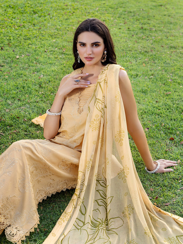 Sole by Yards Unstitched Embroidered Lawn 3 Piece Suit Essence Casual Collection