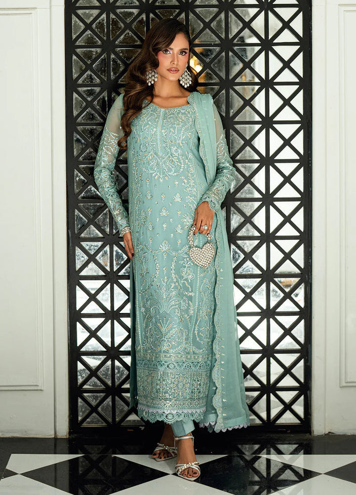 Maison d'or by Sahane RTW Embroidered Chiffon 3 Piece Suit CT-27004P DRIZZLE - Festive Collection