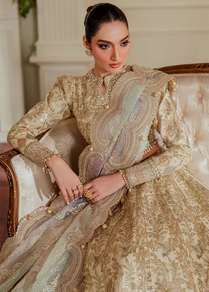 Chantelle by Baroque Unstitched Embroidered Net 3 Piece Suit BQ26UCF V13-D06 - Festive Collection