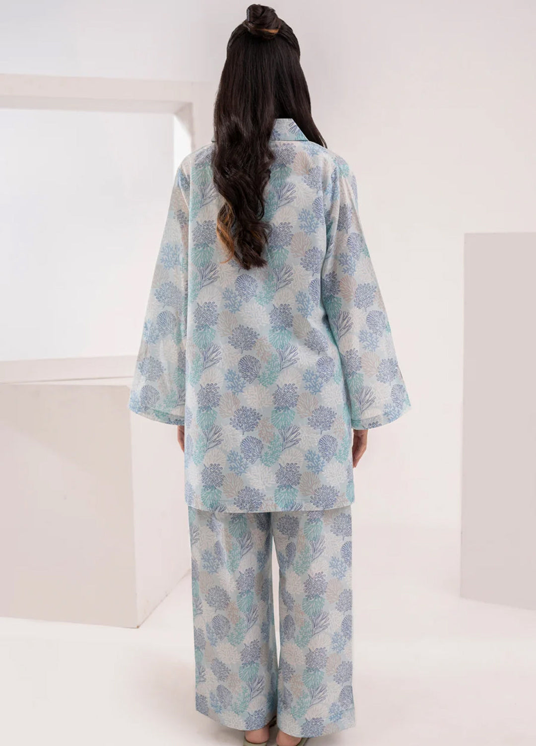 The Print Story by Shamooz RTW Printed Lawn 2 Piece Suit SHM26PL Graceful I-L-010 - Casual Collection