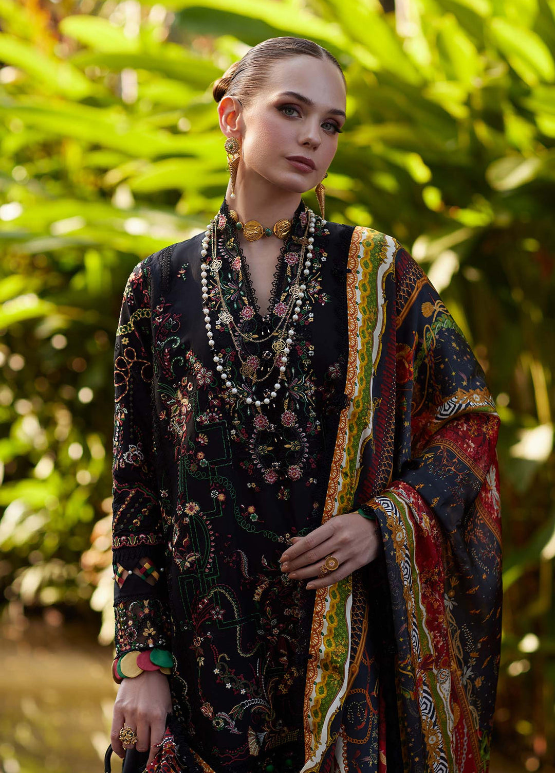 Ariya by Kanwal Malik Unstitched Embroidered Luxury Lawn 3 Piece Suit KM26UA D-6 ZARIA - Summer Collection