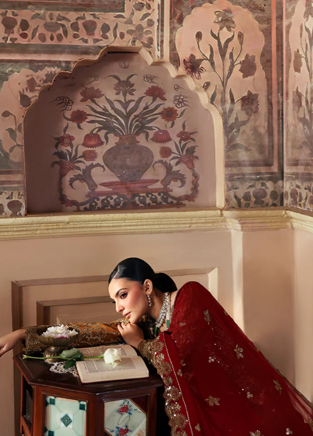 Gulaal Embroidered Chiffon Suits Unstitched 3 Piece GL25EU D-34 Dinara - Formals Collection