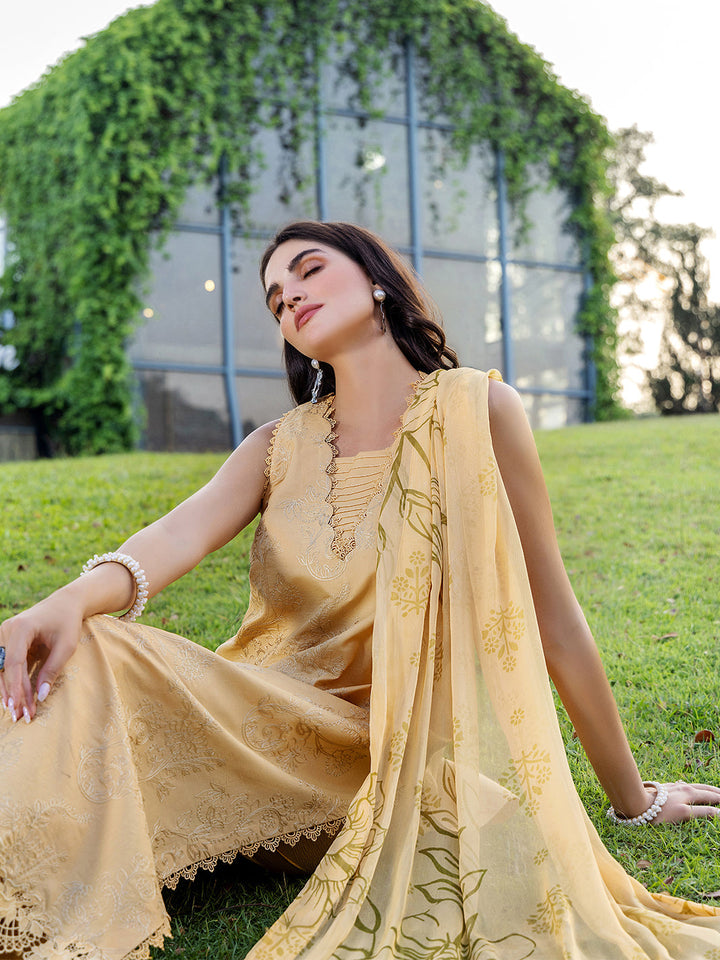 Sole by Yards Unstitched Embroidered Lawn 3 Piece Suit Essence Casual Collection