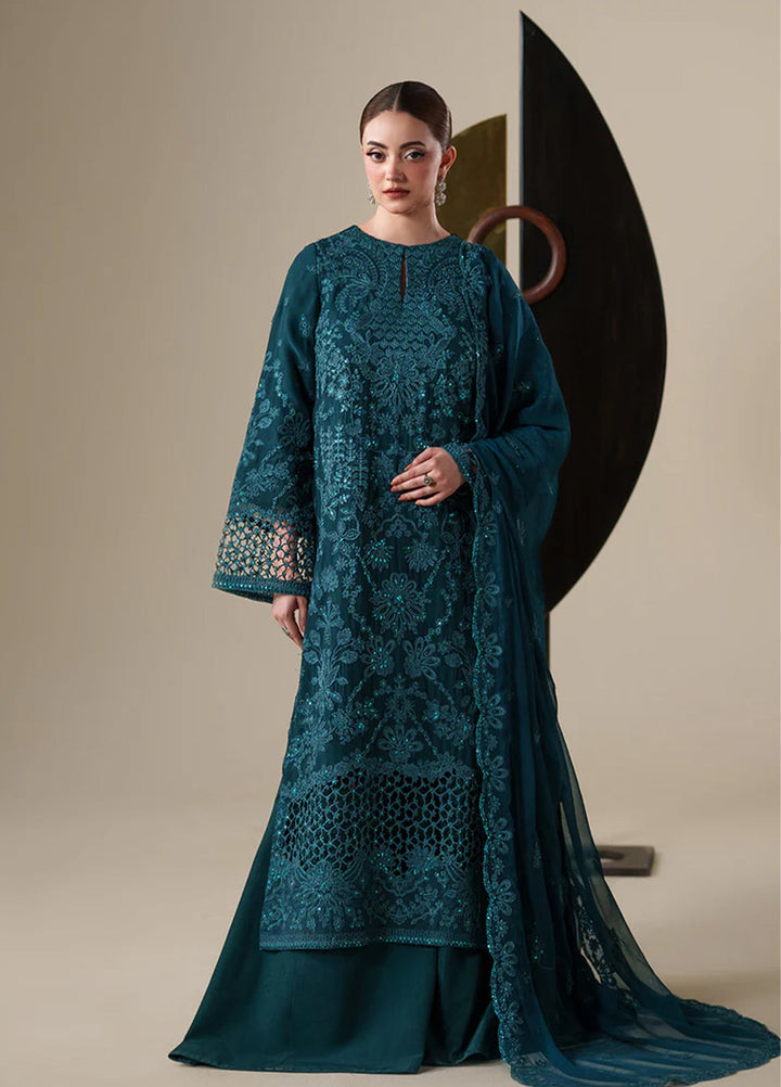 Nouvelle by Emaan Adeel Unstitched Embroidered Chiffon 3 Piece Suit EA26UNC Eira - Festive Collection