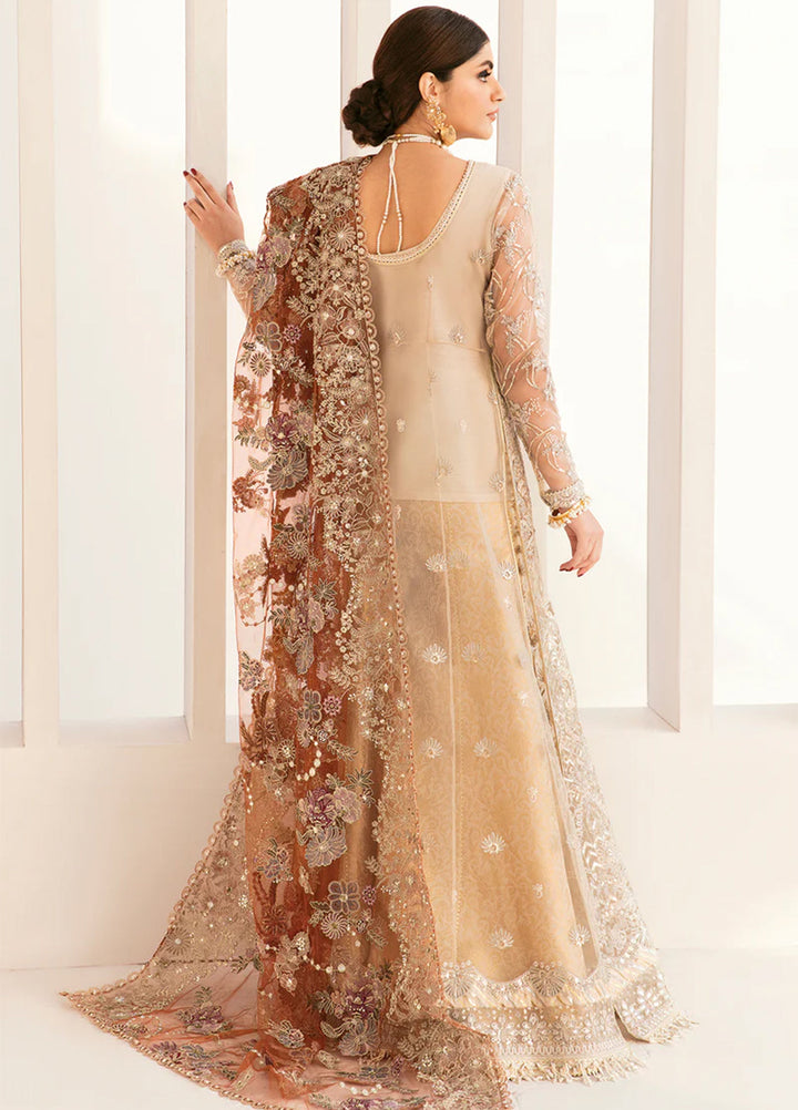 Chantelle by Baroque Unstitched Embroidered Net 3 Piece Suit BQ26UFC BQU-CH11-D03 - Festive Collection