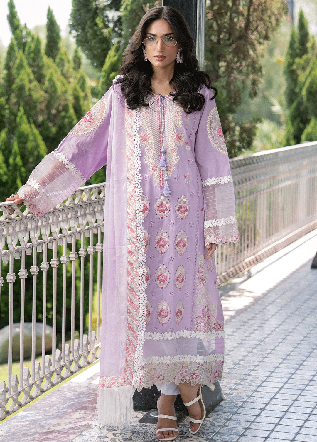 Raum by Sarb Unstitched Embroidered Lawn 3 Piece Suit RS26ULL RLL-03 - Eid Collection