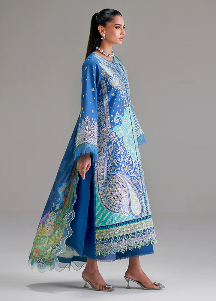 Amour by Bin Ilyas Unstitched Embroidered Lawn 3 Piece Suit BI26ULA 187A - Festive Collection