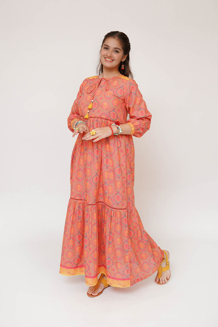 Senorita Girls RTW Printed Cotton Lawn 1 Piece Suit GAA-03504 Eid Collection