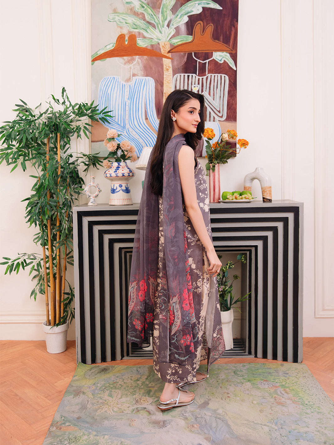 Femmora by Yards Unstitched Embroidered Lawn 3 Piece Suit Hazel Casual Collection