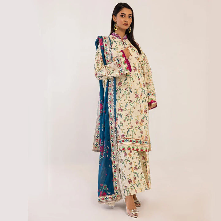 Salitex Women Printed Lawn 3 Piece Suit SSS24U3P008 - Summer Collection