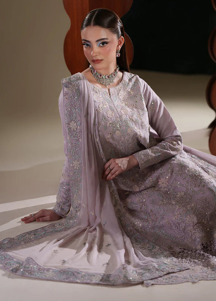Nouvelle by Emaan Adeel Unstitched Embroidered Chiffon 3 Piece Suit EA26UNC Mira - Festive Collection
