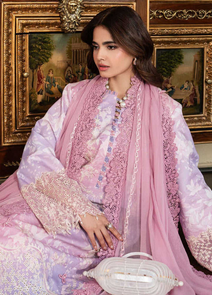 Carnation by Rang Rasiya Unstitched Embroidered Lawn 3 Piece Suit RR26UCL D11 LARA - Eid Collection