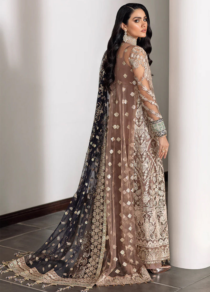 Chantelle by Baroque Unstitched Embroidered Net 3 Piece Suit BQ26UFC EC-07 - Festive Collection