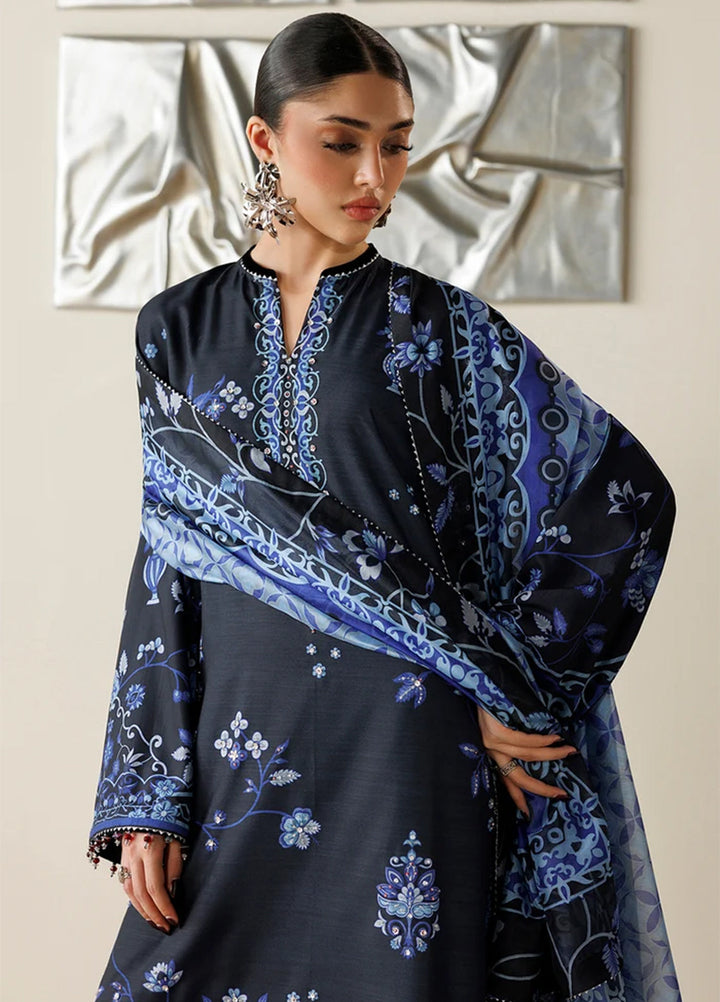 Orlina by Jazmin Unstitched Printed Rawsilk 3 Piece Suit JZ26UO OR26-D05 - Festive Collection