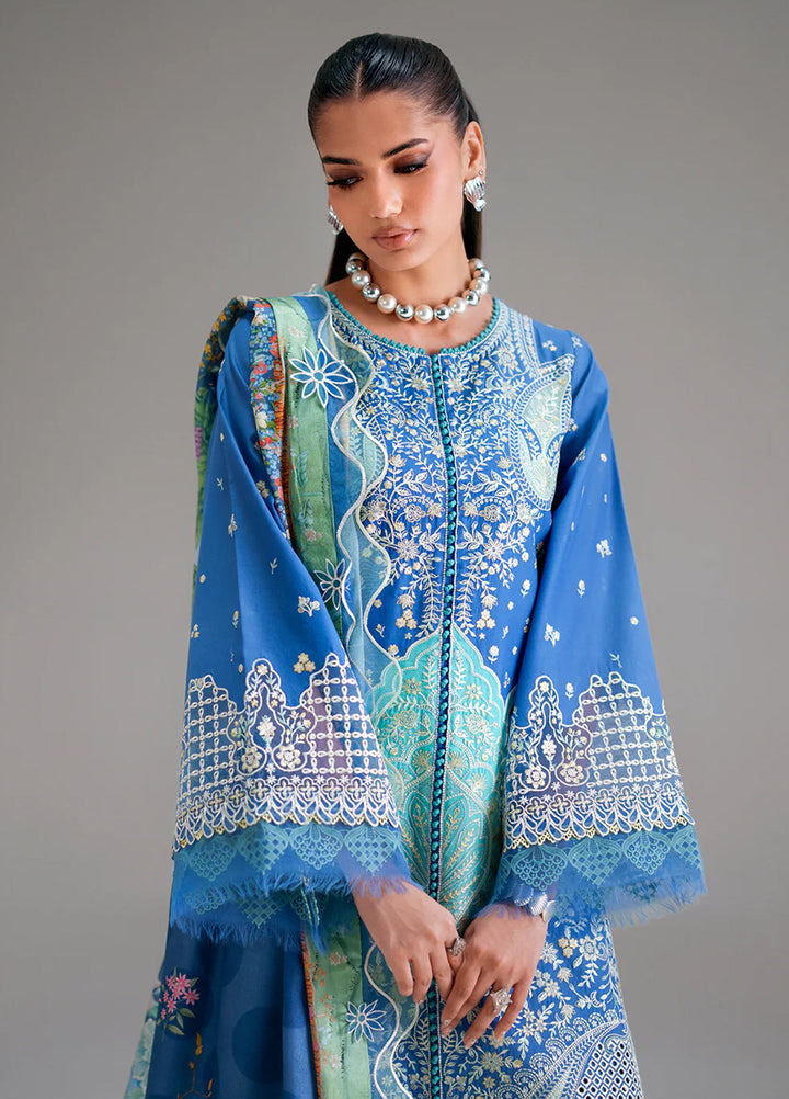 Amour by Bin Ilyas Unstitched Embroidered Lawn 3 Piece Suit BI26ULA 187A - Festive Collection