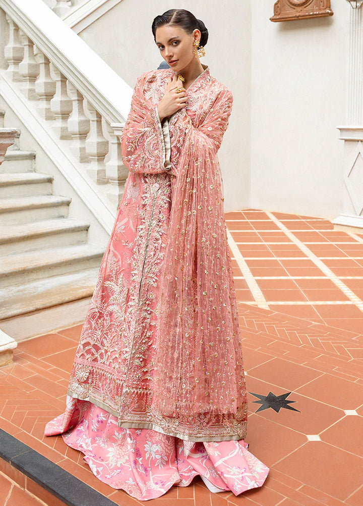 Inception by Mushq Embroidered Net Suits Unstitched 4 Piece MQ25IW D-06 Wings Of Desire - Wedding Collection