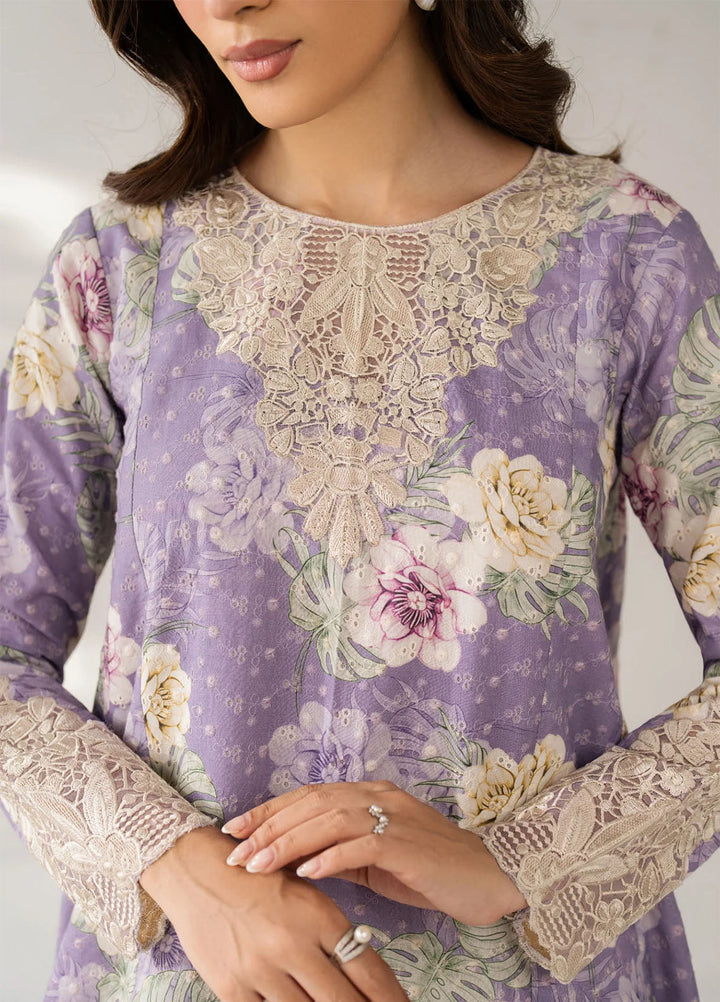 Xenia Formals Unstitched Embroidered Lawn 3 Piece Suit XE26ULS D-01 Rouvi - Summer Collection