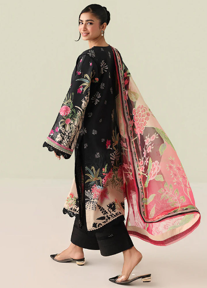 Rosette by Roheenaz Unstitched Lawn Embroidered 3 Piece Suit RNZ26UR Radiant Noon-1A - Summer Collection