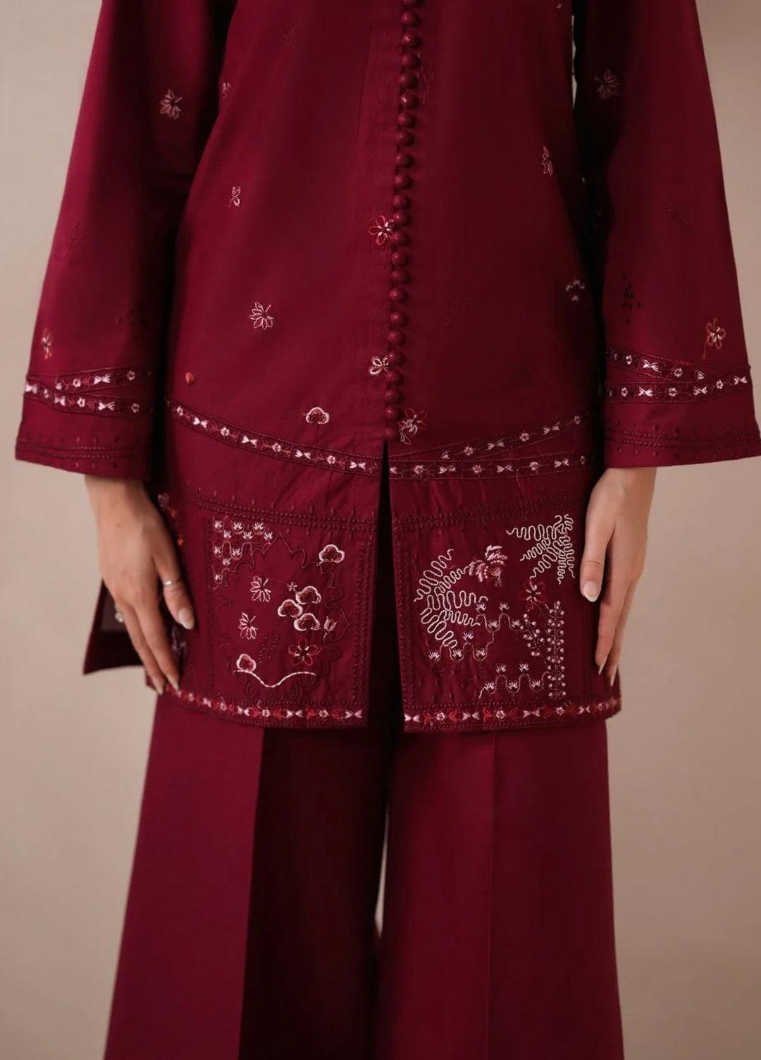Neeshay Women RTW Embroidered Lawn 2 Piece Suit NSH26RL SB-14 - Casual Collection