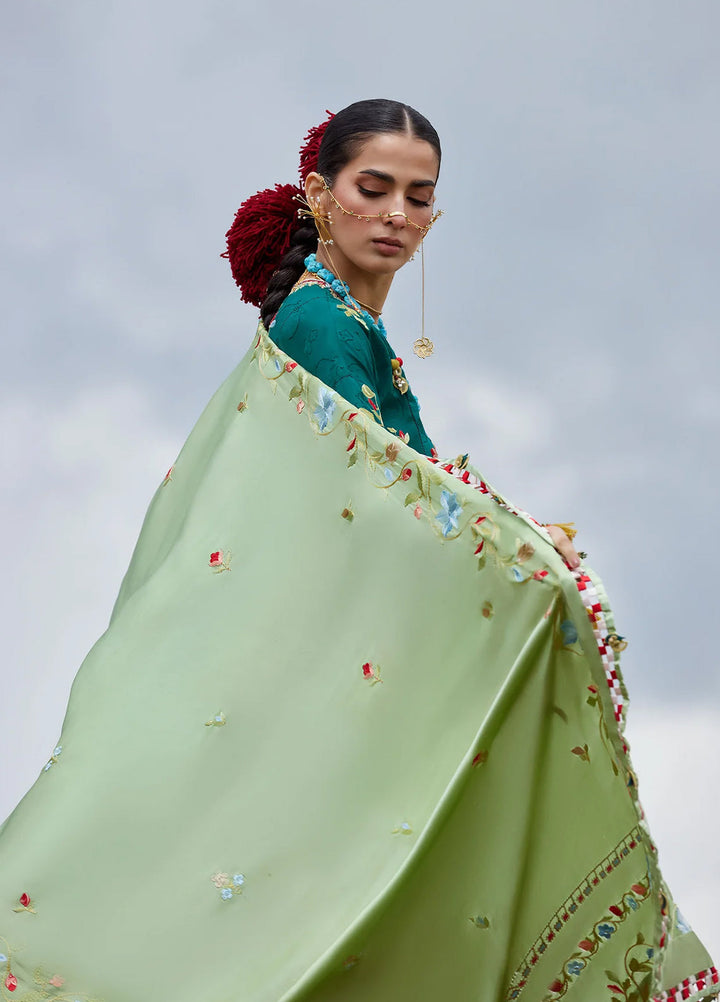 Kashmee Legacy by Elan Unstitched Embroidered Jacquard Lawn 3 Piece Suit EL26ULKL Zérin EL26-12A - Festive Collection