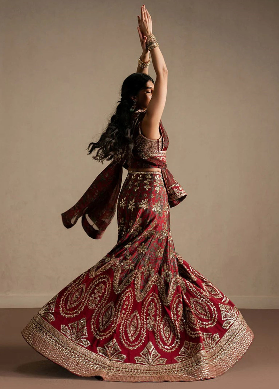 Qurbat by Ayzel Unstitched Embroidered Silk 3 Piece Suit AAF26UQ D-6 Taaruf - Festive Collection