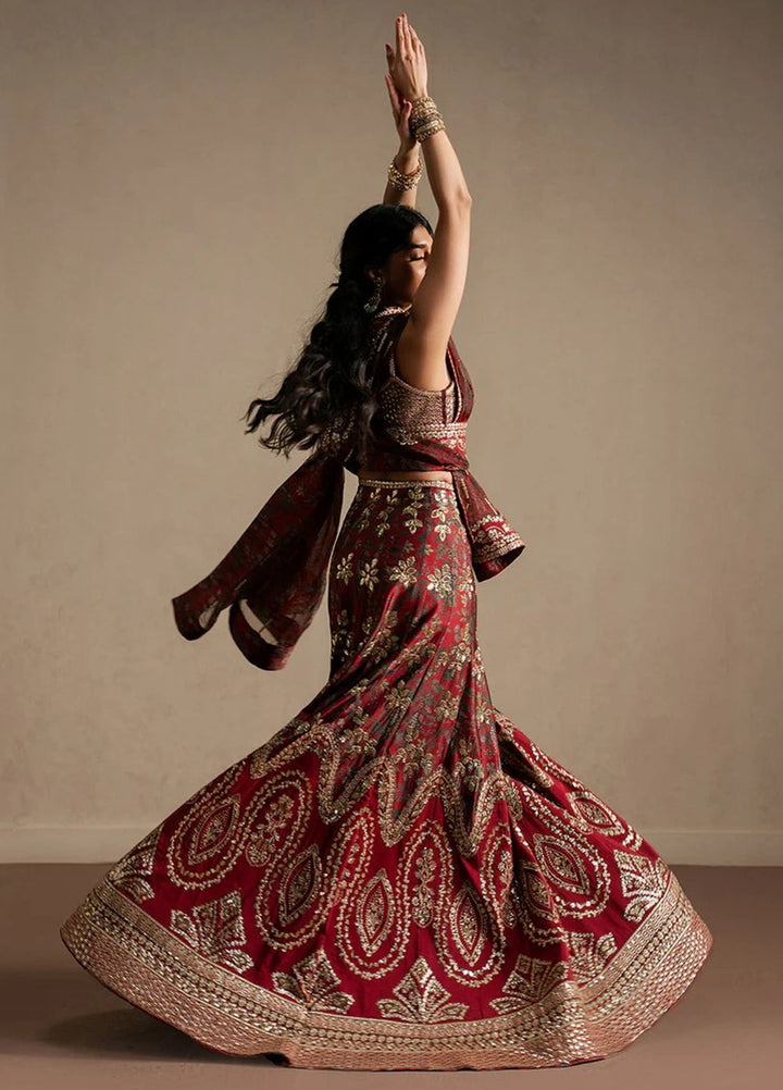 Qurbat by Ayzel Unstitched Embroidered Silk 3 Piece Suit AAF26UQ D-6 Taaruf - Festive Collection