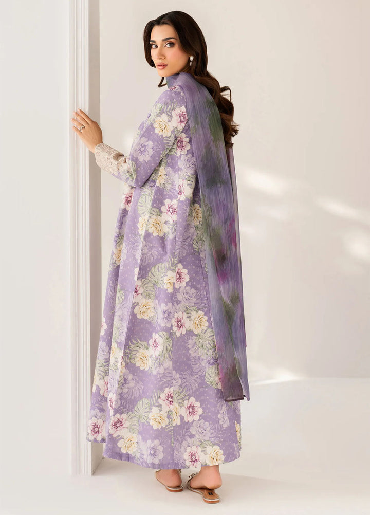Xenia Formals Unstitched Embroidered Lawn 3 Piece Suit XE26ULS D-01 Rouvi - Summer Collection