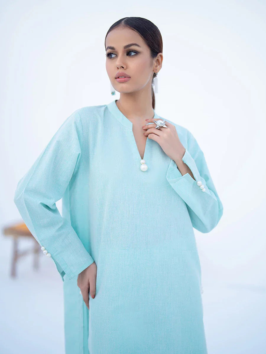 Salitex Women Solids Khaddar 2 Piece Suit SPW6BS129 - Winter Collection