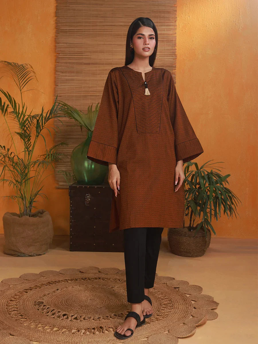 Salitex Women Solids Yarn Dyed 1 Piece Shirt WRTKBA24AL219 - Winter Collection