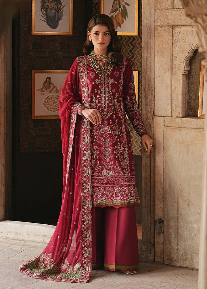 Gulaal Unstitched Embroidered Luxury Lawn 3 Piece Suit GL26USL MIREVRA LL-15 - Festive Collection