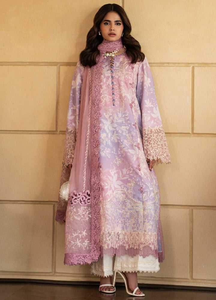 Carnation by Rang Rasiya Unstitched Embroidered Lawn 3 Piece Suit RR26UCL D11 LARA - Eid Collection