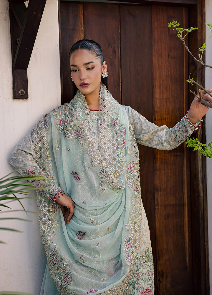 Heirloom by Daria Unstitched Embroidered Chiffon 4 Piece Suit DC26UCH DA-55 - Festive Collection