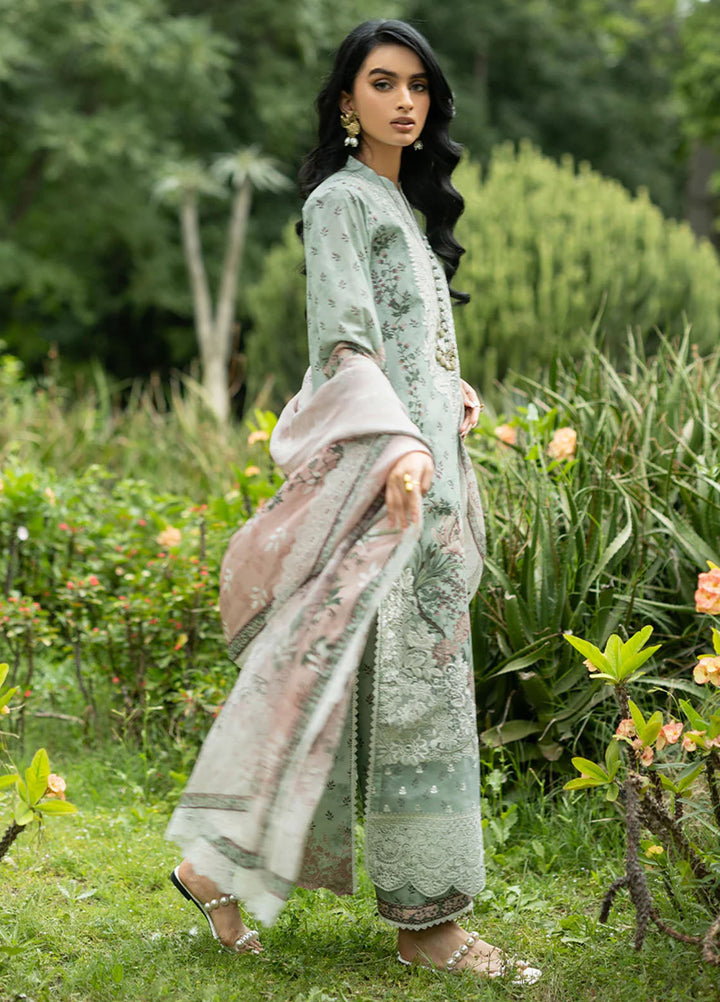 Zainab Chottani Unstitched Embroidered Lawn 3 Piece Suit ZC26ULE Ivie 13 - Eid Collection