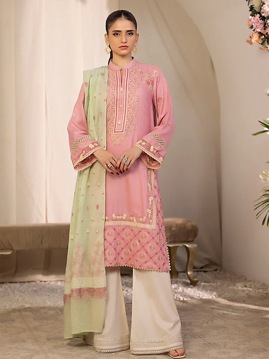 Salitex Women Embroidered Jacquard 2 Piece Suit SPL2PEC035 - Summer Collection