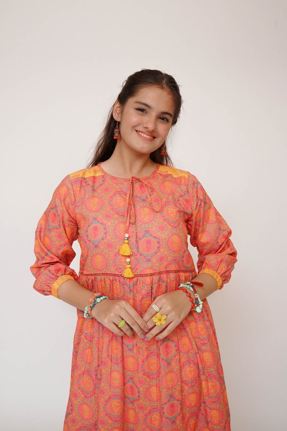 Senorita Girls RTW Printed Cotton Lawn 1 Piece Suit GAA-03504 Eid Collection