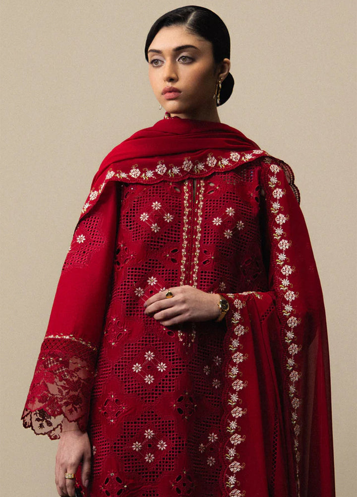 Satori by Zara Shahjahan Unstitched Embroidered Lawn 3 Piece Suit ZS26USL D-8 AKARI - Summer Collection