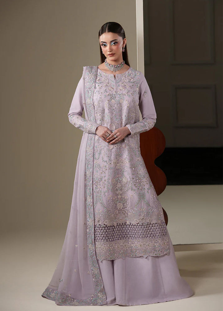 Nouvelle by Emaan Adeel Unstitched Embroidered Chiffon 3 Piece Suit EA26UNC Mira - Festive Collection