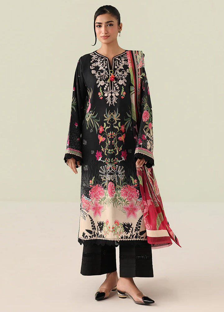 Rosette by Roheenaz Unstitched Lawn Embroidered 3 Piece Suit RNZ26UR Radiant Noon-1A - Summer Collection