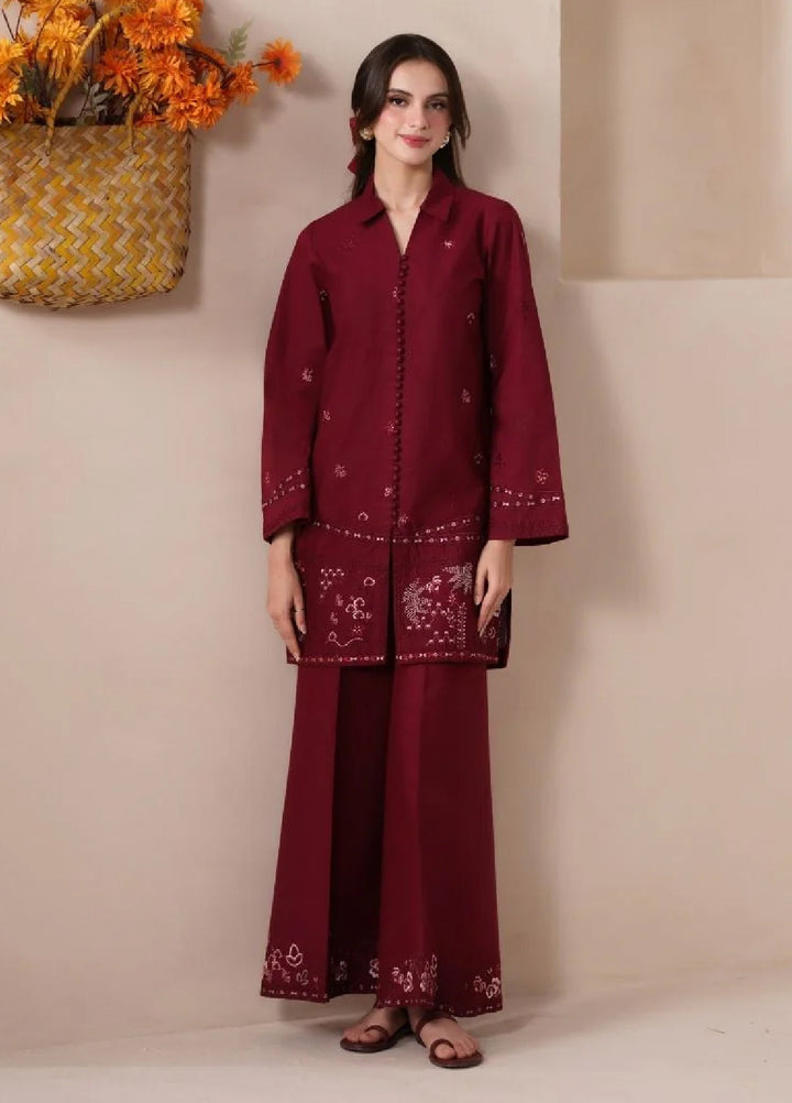 Neeshay Women RTW Embroidered Lawn 2 Piece Suit NSH26RL SB-14 - Casual Collection