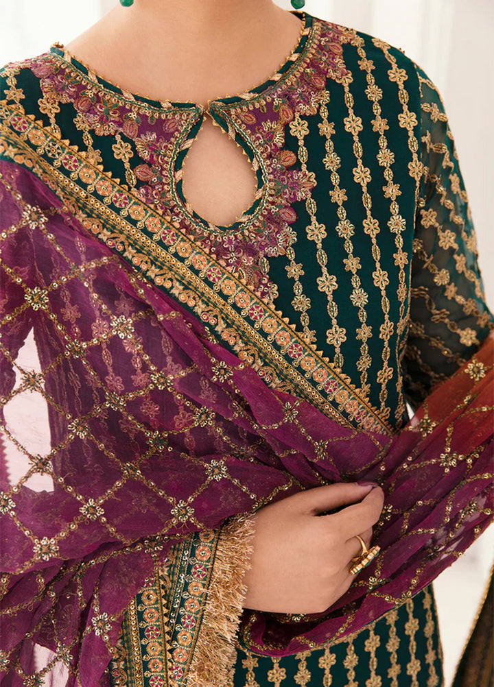Chantelle by Baroque Unstitched Embroidered Chiffon 3 Piece Suit BQ26UFC BQU-CH11-D06 - Festive Collection